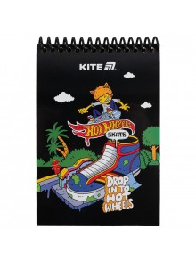 Блокнот А6, 48 аркушів Kite Hot Wheels HW25-196-2