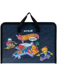 Портфель А4 на блискавці KITE Hot Wheels HW25-202