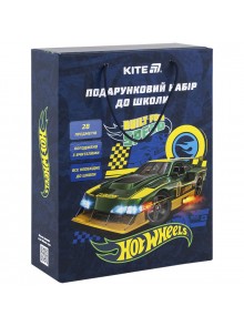 Набір канцтоварів 28 предметів Kite Hot Wheels HW25-S01