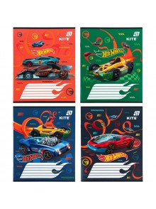 Зошит 12 аркушів, коса лінія (1 шт.) Kite Hot Wheels HW26-235