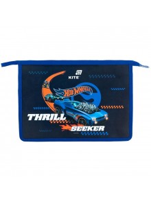 Папка А4+ на блискавці Kite Hot Wheels HW26-428