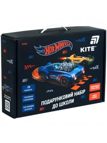 Набір канцтоварів 26 предметів Kite Hot Wheels HW26-S01