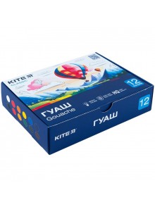 Гуаш, 12 кольорів KITE Classic K-063