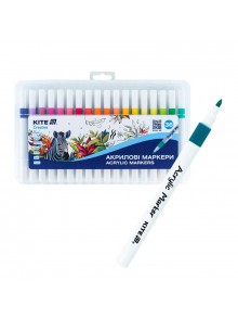 Маркери акрилові 36 кольорів Kite Creative K-1158