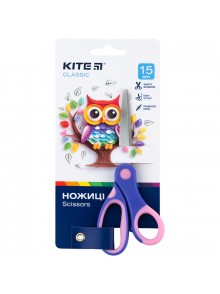 Ножиці дитячі 15 см Kite Classic K-126-1