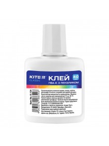 Клей ПВА з пензликом 40 мл KITE Classic K-134