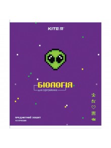 Тетрадь 48 листов, клетка, биология KITE K21-240-09