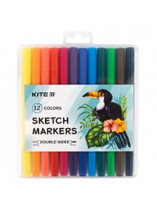 Скетч маркери, 12 кольорів KITE K22-044