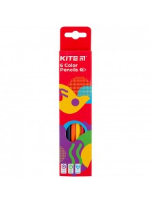 Олівці кольорові 6 кольорів Kite Fantasy K22-050-2