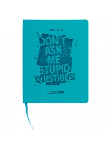 Щоденник шкільний KITE Stupid questions K22-283-5