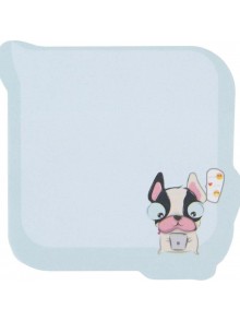 Блок паперу з клейким шаром, 70х70мм, 50 аркушів Kite Chat dog K22-298-4