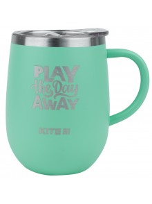 Термокружка 360 мл Kite бирюзовый K22-378-02