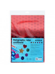 Картон кольоровий голографічний, А4 Kite K22-421