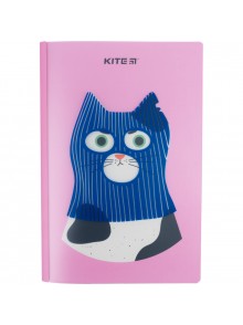 Блокнот пластиковий А5+, 40 аркушів Kite Gangster cat K22-460-3