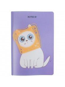 Блокнот пластиковий А5+, 40 аркушів Kite Bread cat K22-460-4