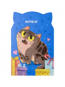 Блокнот з вирубкою, 48 аркушів Kite Gift cat K22-461-1