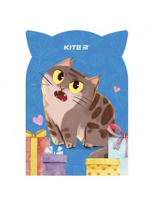 Блокнот з вирубкою, 48 аркушів Kite Gift cat K22-461-1