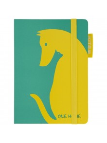 Блокнот 120х169 мм, 96 аркушів Kite зелений K22-467-1