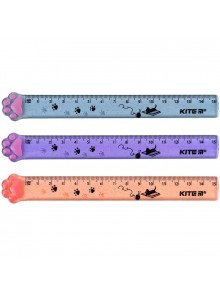 Лінійка пластикова 15 см Kite Paws K23-020
