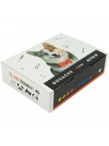 Гуаш, 12 кольорів KITE Dogs K23-063