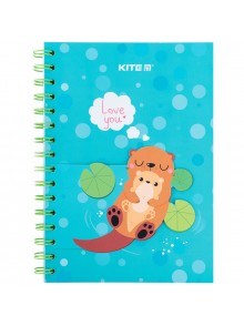 Блокнот з закладками А5, 80 аркушів Kite Otter K24-191-3