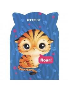 Блокнот з вирубкою, 48 аркушів Kite Roar cat K24-461-1
