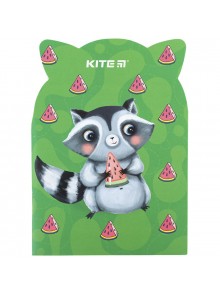 Блокнот з вирубкою, 48 аркушів Kite Tasty racoon K24-461-4