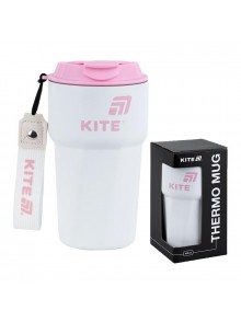 Термокружка 450 мл Kite рожевий K25-1220-3