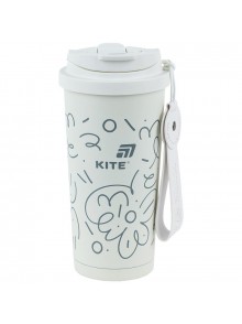 Термокружка 550 мл Kite білий K25-1226-3