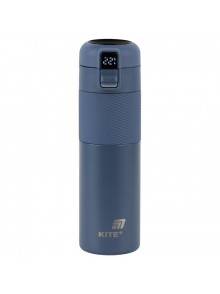 Термос із термодатчиком 450 мл Kite синій K25-1227-2