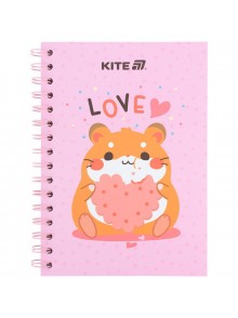 Блокнот на спіралі А5, 80 аркушів Kite Cute K25-1911-3