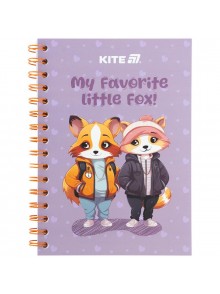 Блокнот на спіралі А5, 80 аркушів Kite Cute K25-1911-4