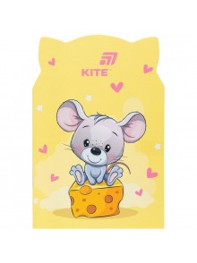 Блокнот з вирубкою, 48 аркушів Kite Cheese Mouse K25-461-4