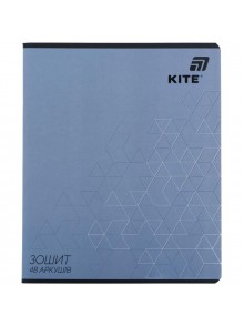 Зошит 48 аркушів, клітинка (1 шт.) Kite сірий K26-259-3