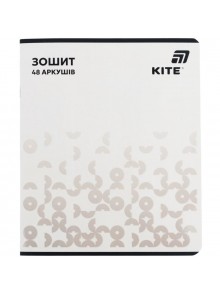 Зошит 48 аркушів, клітинка (1 шт.) Kite білий K26-259-4