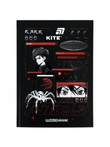Щоденник шкільний Kite Red Anime K26-262-8