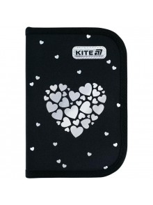 Пенал-книжка Kite Black&Silver K26-622-5