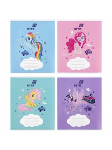Зошит 12 аркушів, коса лінія (1 шт.) Kite My Little Pony LP26-235