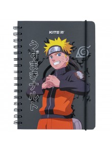 Блокнот на спіралі А5, 80 аркушів Kite Naruto NR24-190