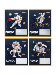 Зошит 12 аркушів, коса лінія (1 шт.) Kite NASA NS24-235