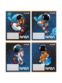 Зошит 12 аркушів, коса лінія (1 шт.) Kite NASA NS25-235