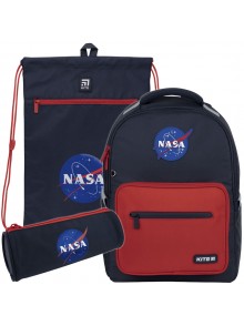 Рюкзак в комплекті 3 в 1 NASA KITE NS22-770M+601M-1+667