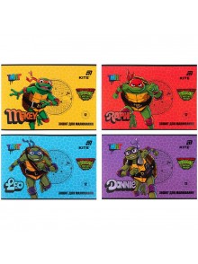Зошит для малювання А4, 12 аркушів Kite Ninja Turtles NT26-241