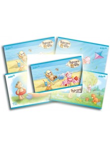Альбом для рисования 12 листов Popcorn Bear KITE PO16-241-1