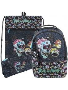 Рюкзак в комплекті 3 в 1 Rick and Morty KITE RM22-2569M+601L+665