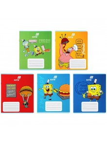 Зошит 12 аркушів, клітинка (1 шт.) Kite Sponge Bob SB26-232