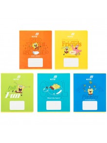 Зошит 18 аркушів, клітинка (1 шт.) Kite Sponge Bob SB26-236