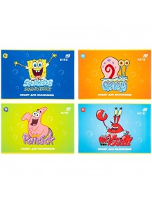 Зошит для малювання А4, 12 аркушів Kite Sponge Bob SB26-241
