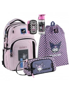 Рюкзак в комплекті 3 в 1 Kuromi KITE HK25-2578M+600L-2+2700