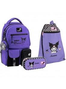 Рюкзак в комплекті 3 в 1 Kuromi KITE HK26-2587M-1+601M-11+662-4